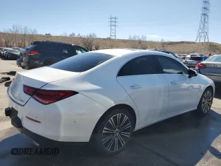 2021 Mercedes-Benz CLA with VIN W1K5J4HBXMN223046, listed as a Copart auction lot 47775415 with 30,477 mi miles and Salvage Title. Bid and sale history available at carsss.com. Image 3.
