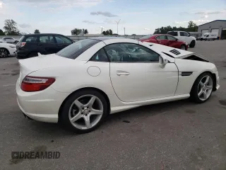 2013 Mercedes-Benz SLK-Class SLK 350 with VIN WDDPK5HA3DF053772, listed as a Copart auction lot 75573184 with 86,680 mi miles and Salvage Title. Bid and sale history available at carsss.com. Image 3.