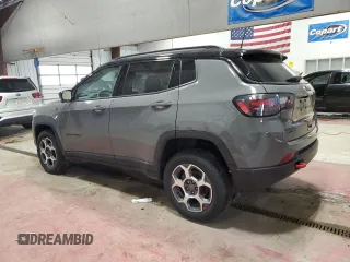 2022 Jeep Compass Trailhawk z VIN 3C4NJDDB4NT203246, wystawiony jako Copart lot #51316075 z przebiegiem 25 966 mil mil oraz Szkoda całkowita • Salvage title. Historia ofert i sprzedaży dostępna na DreamBid. Obrazek 2.