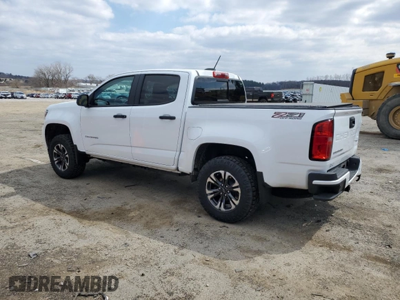 2022 Chevrolet Colorado 4WD Z71 z VIN 1GCGTDEN7N1144311, wystawiony jako Copart lot #51980395 z przebiegiem 47 893 mil mil oraz Szkoda całkowita • Salvage title. Historia ofert i sprzedaży dostępna na DreamBid. Obrazek 2.