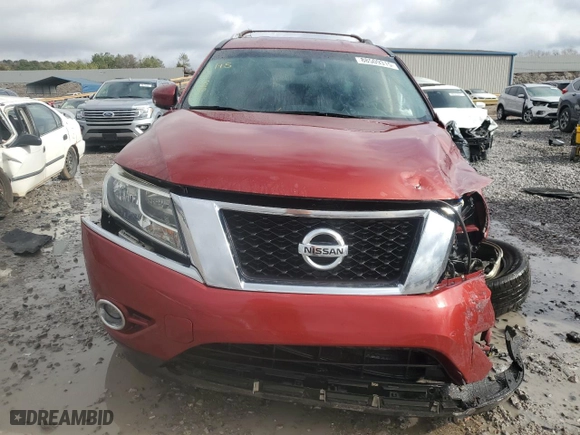 2016 Nissan Pathfinder SL with VIN 5N1AR2MN4GC666407, listed as a Copart auction lot 88509315 with 0 mi miles and Salvage Title. Bid and sale history available at carsss.com. Image 5.