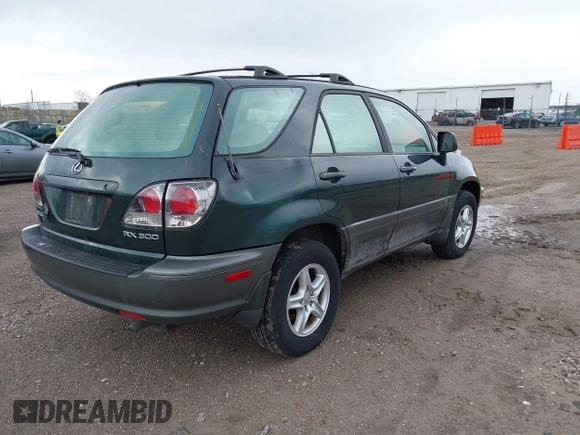 2001 Lexus RX 300 with VIN JTJHF10U410202767, listed as a IAAI auction lot 42099378 with 134,193 mi miles. Bid and sale history available at carsss.com. Image 4.