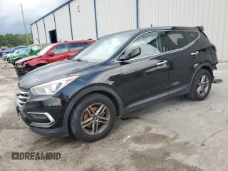 2017 Hyundai Santa Fe 2.4L z VIN 5NMZT3LB6HH040009, wystawiony jako Copart lot #58953685 z przebiegiem 161 455 mil mil oraz Szkoda całkowita • Salvage title. Historia ofert i sprzedaży dostępna na DreamBid. Obrazek 1.