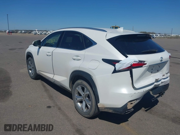 2017 Lexus NX 200t z VIN JTJBARBZ2H2129506, wystawiony jako IAAI lot #42152962 z przebiegiem 70 747 mil mil oraz . Historia ofert i sprzedaży dostępna na DreamBid. Obrazek 3.