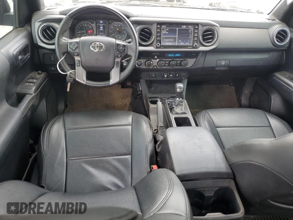 2021 Toyota Tacoma SR with VIN 3TMCZ5AN2MM397322, listed as a Copart auction lot 55470385 with 66,224 mi miles and Salvage title. Bid and sale history available at DreamBid. Image 8.