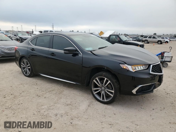 2020 Acura TLX w/Technology Pkg with VIN 19UUB2F48LA001673, listed as a Copart auction lot 86425704 with 38,947 mi miles and Salvage Title. Bid and sale history available at carsss.com. Image 4.