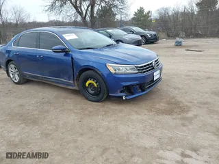 2017 Volkswagen Passat 1.8T SE w/Technology with VIN 1VWGT7A38HC032127, listed as a IAAI auction lot 41899243 with 105,004 mi miles. Bid and sale history available at carsss.com. Image 1.