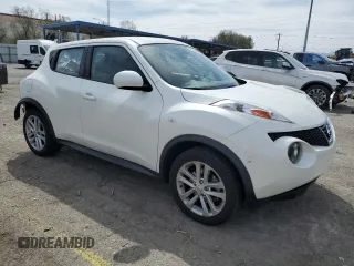 2013 Nissan Juke S with VIN JN8AF5MR2DT216949, listed as a Copart auction lot 53165925 with 124,800 mi miles and Salvage Title. Bid and sale history available at carsss.com. Image 4.