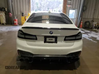 2018 BMW 5 Series M550i xDrive with VIN WBAJB9C5XJB035514, listed as a Copart auction lot 50045425 with 76,325 mi miles and Salvage Title. Bid and sale history available at carsss.com. Image 6.