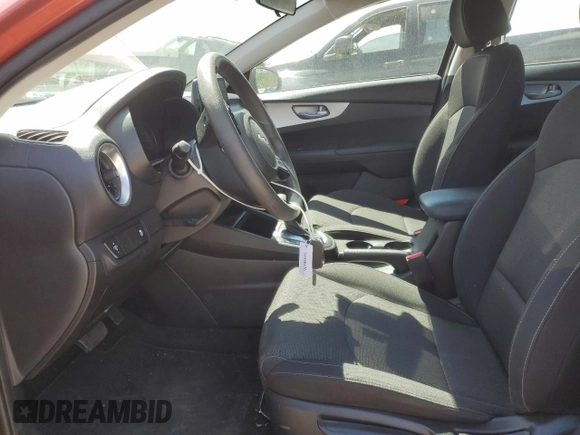 2022 Kia Forte LXS with VIN 3KPF24AD0NE460142, listed as a Copart auction lot 48759123 with 28,500 mi miles and Salvage Title. Bid and sale history available at DreamBid. Image 7.