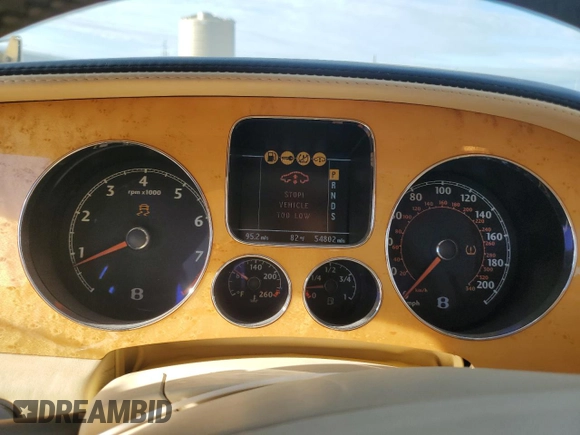 2007 Bentley Continental GT с VIN SCBDR33W47C047424, выставлен на аукционе Copart как лот 50924005 с пробегом 54 802 миль миль и Списание • Salvage title. История ставок и продаж доступна на DreamBid. Изображение 9.