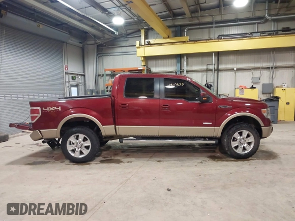 2013 Ford F-150 XL with VIN 1FTFW1ET7DKD12537, listed as a IAAI auction lot 41907823 with 234,445 mi miles. Bid and sale history available at carsss.com. Image 13.