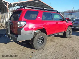 2019 Toyota 4Runner SR5 with VIN JTEBU5JR8K5615811, listed as a IAAI auction lot 41152252 with 96,449 mi miles. Bid and sale history available at carsss.com. Image 4.