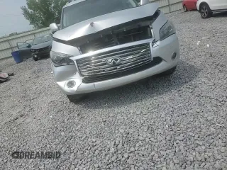 2014 Infiniti QX80 with VIN JN8AZ2NF7E9553738, listed as a Copart auction lot 62172325 with 187,697 mi miles and Salvage title. Bid and sale history available at DreamBid. Image 14.