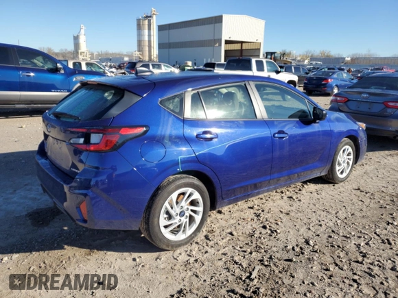 2024 Subaru Impreza with VIN JF1GUABC1R8261576, listed as a Copart auction lot 80245384 with 7,945 mi miles and Salvage Title. Bid and sale history available at carsss.com. Image 3.