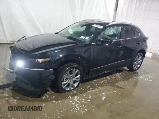 2025 Mazda CX-30 S Preferred with VIN 3MVDMBCM6SM790368, listed as a Copart auction lot 56142955 with 3,980 mi miles and Salvage title. Bid and sale history available at DreamBid. Image 1.