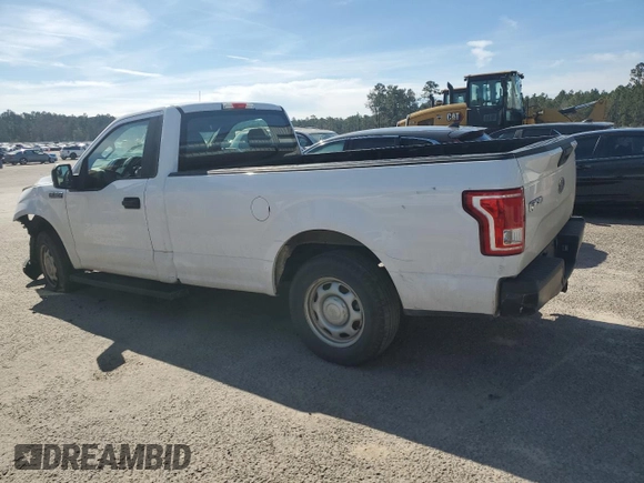 2016 Ford F-150 XL with VIN 1FTMF1C85GKD03426, listed as a Copart auction lot 43619245 with 124,954 mi miles and Salvage Title. Bid and sale history available at carsss.com. Image 2.