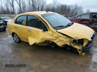 2009 Chevrolet Aveo 2LT with VIN KL1TG56E09B381995, listed as a Copart auction lot 43144895 with 129,607 mi miles and Clean title. Bid and sale history available at DreamBid. Image 4.