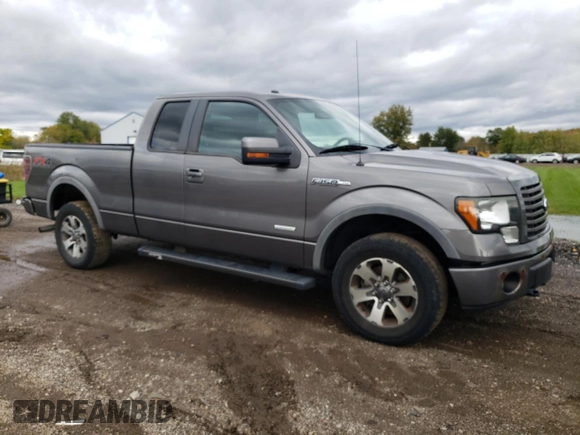 2012 Ford F-150 XL with VIN 1FTFX1ET7CFB33483, listed as a Copart auction lot 76513294 with 194,876 mi miles and Clean Title. Bid and sale history available at carsss.com. Image 4.