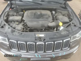 2017 Jeep Grand Cherokee Laredo with VIN 1C4RJFAG9HC653648, listed as a Copart auction lot 63049635 with 72,428 mi miles and Salvage title. Bid and sale history available at DreamBid. Image 12.