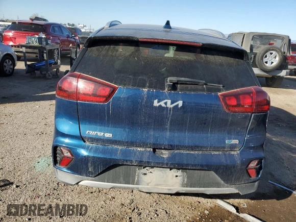 2022 Kia Niro LXS with VIN KNDCB3LC9N5537698, listed as a Copart auction lot 43872755 with 107,052 mi miles and Salvage Title. Bid and sale history available at carsss.com. Image 6.