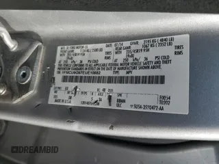2014 Ford Escape SE with VIN 1FMCU9G97EUE10882, listed as a Copart auction lot 58770725 with 128,167 mi miles and Clean title. Bid and sale history available at DreamBid. Image 13.