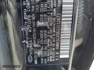 2018 Hyundai Kona Ultimate with VIN KM8K5CA58JU112671, listed as a Copart auction lot 81144064 with 0 mi miles and Salvage Title. Bid and sale history available at carsss.com. Image 14.