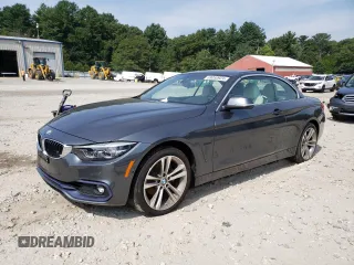 2019 BMW 4 Series 430i xDrive with VIN WBA4Z3C58KEN89561, listed as a Copart auction lot 69050924 with 24,344 mi miles and Salvage title. Bid and sale history available at DreamBid. Image 1.