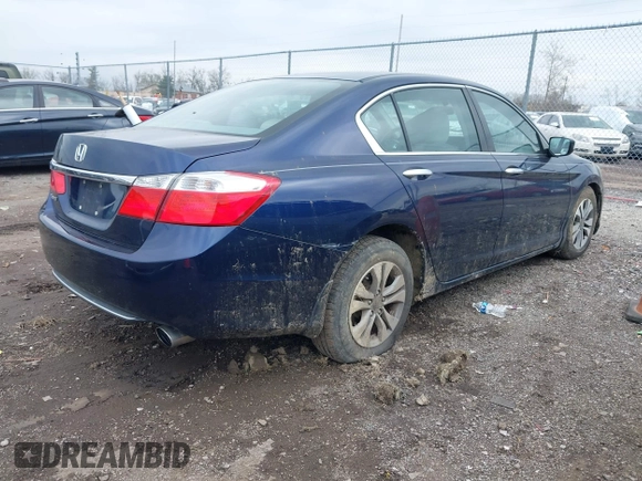 2015 Honda Accord Sedan LX with VIN 1HGCR2F36FA112161, listed as a IAAI auction lot 41985109 with 126,101 mi miles. Bid and sale history available at carsss.com. Image 4.