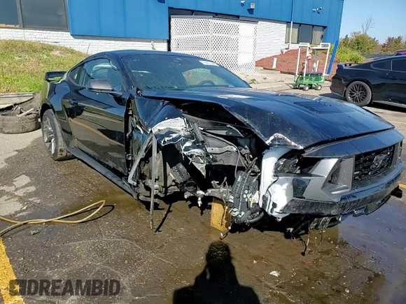 2024 Ford Mustang Dark Horse with VIN 1FA6P8R01R5505946, listed as a Copart auction lot 76901344 with 1,162 mi miles and Salvage Title. Bid and sale history available at carsss.com. Image 14.