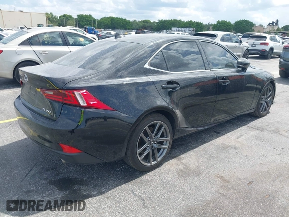 2014 Lexus IS 350 with VIN JTHBE1D26E5002095, listed as a IAAI auction lot 42398931 with 96,851 mi miles and . Bid and sale history available at DreamBid. Image 4.