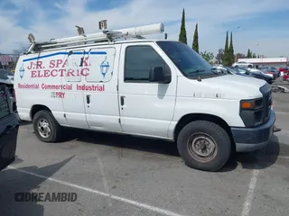 2012 Ford Econoline Cargo Commercial with VIN 1FTNE1EW5CDA10420, listed as a IAAI auction lot 41760151 with 248,358 mi miles and . Bid and sale history available at carsss.com. Image 14.