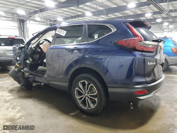 2020 Honda CR-V EX-L with VIN 5J6RW2H88LL031540, listed as a Copart auction lot 84935614 with 0 mi miles and Non Repairable. Bid and sale history available at carsss.com. Image 2.