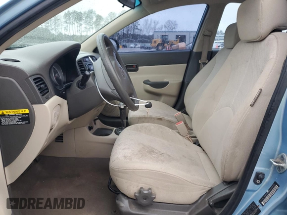 2009 Hyundai Accent Auto GLS with VIN KMHCN46C89U384585, listed as a Copart auction lot 48125625 with 158,089 mi miles and Clean Title. Bid and sale history available at carsss.com. Image 7.