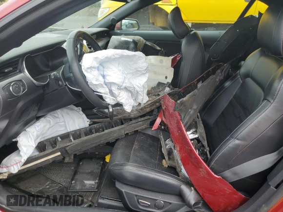 2019 Ford Mustang GT Premium with VIN 1FATP8FF4K5193350, listed as a Copart auction lot 54362005 with 34,431 mi miles and Salvage title. Bid and sale history available at DreamBid. Image 7.