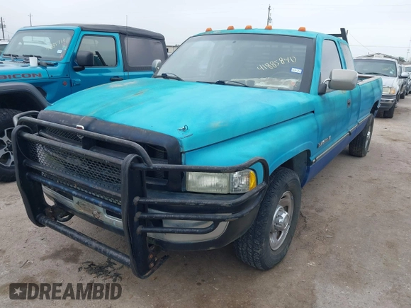 1995 Dodge Ram 2500 with VIN 3B7KC23Z7SM153612, listed as a IAAI auction lot 41885840 with 184,338 mi miles. Bid and sale history available at carsss.com. Image 2.