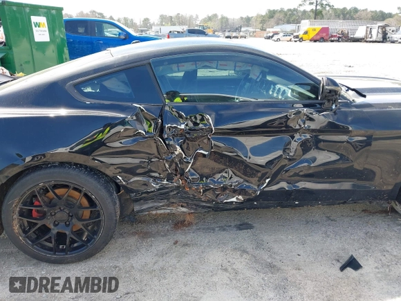 2017 Ford Mustang EcoBoost with VIN 1FA6P8TH9H5259449, listed as a IAAI auction lot 41820818 with 1 mi miles. Bid and sale history available at carsss.com. Image 6.