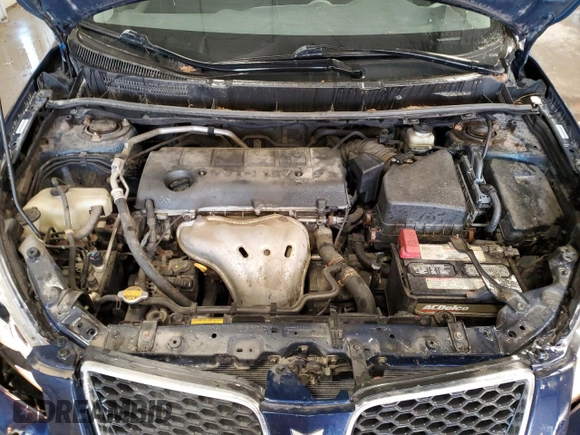 2009 Pontiac Vibe w/1SB with VIN 5Y2SP67079Z439363, listed as a Copart auction lot 82773844 with 202,694 mi miles and Non Repairable. Bid and sale history available at carsss.com. Image 11.