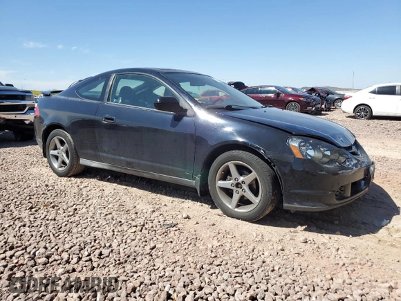 2002 Acura RSX Auto with VIN JH4DC54862C025927, listed as a Copart auction lot 52763365 with 183,885 mi miles and Non Repairable. Bid and sale history available at carsss.com. Image 4.