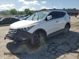 2017 Hyundai Santa Fe Ultimate с VIN 5XYZW4LA9HG446834, выставлен на аукционе Copart как лот 55884905 с пробегом 59 271 миль миль и Списание • Salvage title. История ставок и продаж доступна на DreamBid. Изображение 1.
