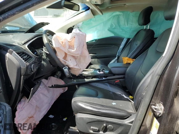 2017 Ford Edge Titanium with VIN 2FMPK4K95HBC40176, listed as a Copart auction lot 51177635 with 96,936 mi miles and Salvage Title. Bid and sale history available at carsss.com. Image 7.
