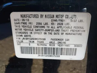 2011 Infiniti M with VIN JN1BY1AR6BM375099, listed as a IAAI auction lot 41451079 with 228,226 mi miles and . Bid and sale history available at carsss.com. Image 9.