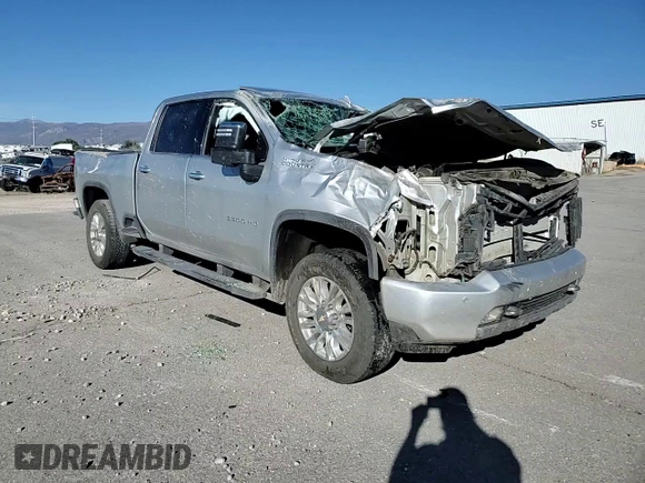 2022 Chevrolet Silverado 3500HD High Country with VIN 1GC4YVEY6NF160443, listed as a Copart auction lot 73975954 with 0 mi miles and Salvage Title. Bid and sale history available at carsss.com. Image 10.