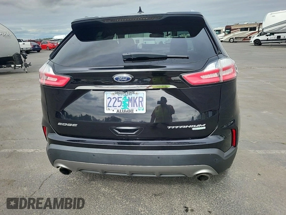 2020 Ford Edge Titanium with VIN 2FMPK3K99LBA73839, listed as a IAAI auction lot 42843885 with 92,381 mi miles and . Bid and sale history available at DreamBid. Image 47.