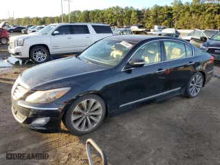2014 Hyundai Genesis 5.0L R-Spec with VIN KMHGC4DH6EU260413, listed as a Copart auction lot 81470644 with 57,033 mi miles and Salvage Title. Bid and sale history available at carsss.com. Image 1.