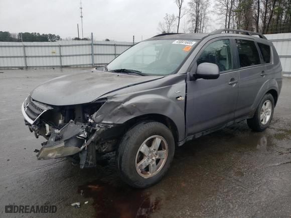 2008 Mitsubishi Outlander LS with VIN JA4MT31X28Z010696, listed as a Copart auction lot 45041685 with 224,177 mi miles and Salvage Title. Bid and sale history available at carsss.com. Image 1.