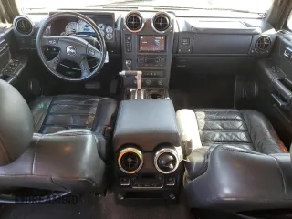 2006 Hummer H2 with VIN 5GRGN23U96H101430, listed as a Copart auction lot 75453514 with 168,958 mi miles and Salvage Title. Bid and sale history available at carsss.com. Image 8.