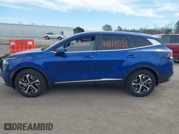 2024 Kia Sportage EX with VIN 5XYK33DF7RG224891, listed as a IAAI auction lot 41813531 with 7,580 mi miles. Bid and sale history available at carsss.com. Image 14.