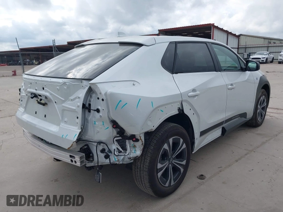 2024 Subaru Solterra Premium with VIN JTMABABA6RA066117, listed as a IAAI auction lot 41109187 with 4,311 mi miles and . Bid and sale history available at DreamBid. Image 4.