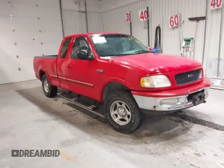 1997 Ford F-150 XL with VIN 1FTEX18L7VKD72386, listed as a IAAI auction lot 41667913 with 168,813 mi miles. Bid and sale history available at carsss.com. Image 1.